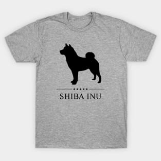 Shiba Inu Black Silhouette T-Shirt